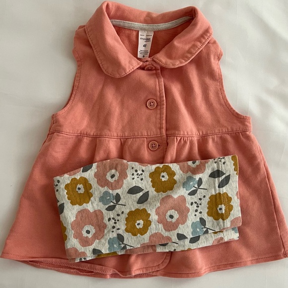 Simple Joys By Carter’s  Vest and Legging  Size 4T - Picture 4 of 7